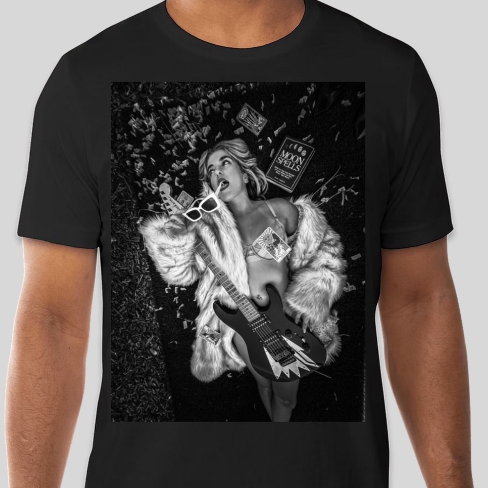 Kameakay Moon Spells Graphic Oversized T-shirt
